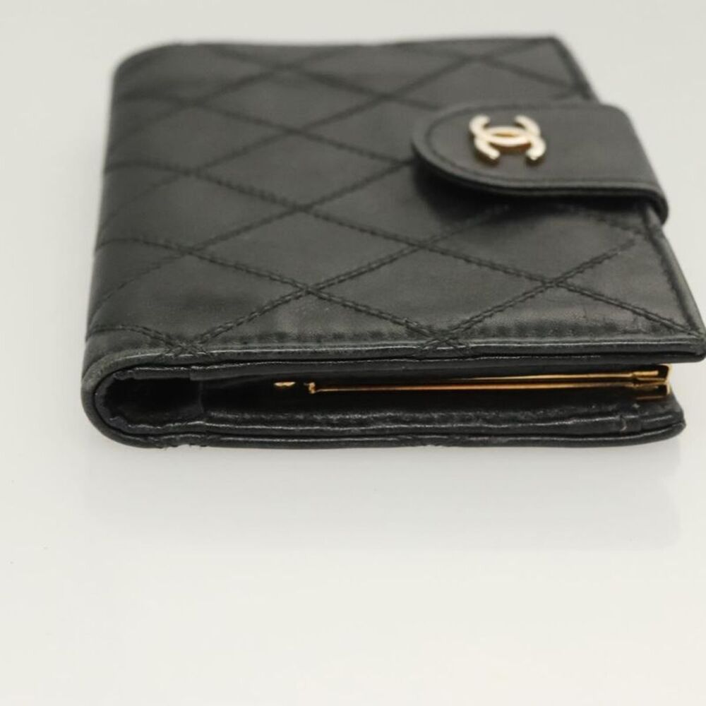 Chanel Coco Mark Black Leather Wallet  (Pre-Owned) - Picture 3 of 16